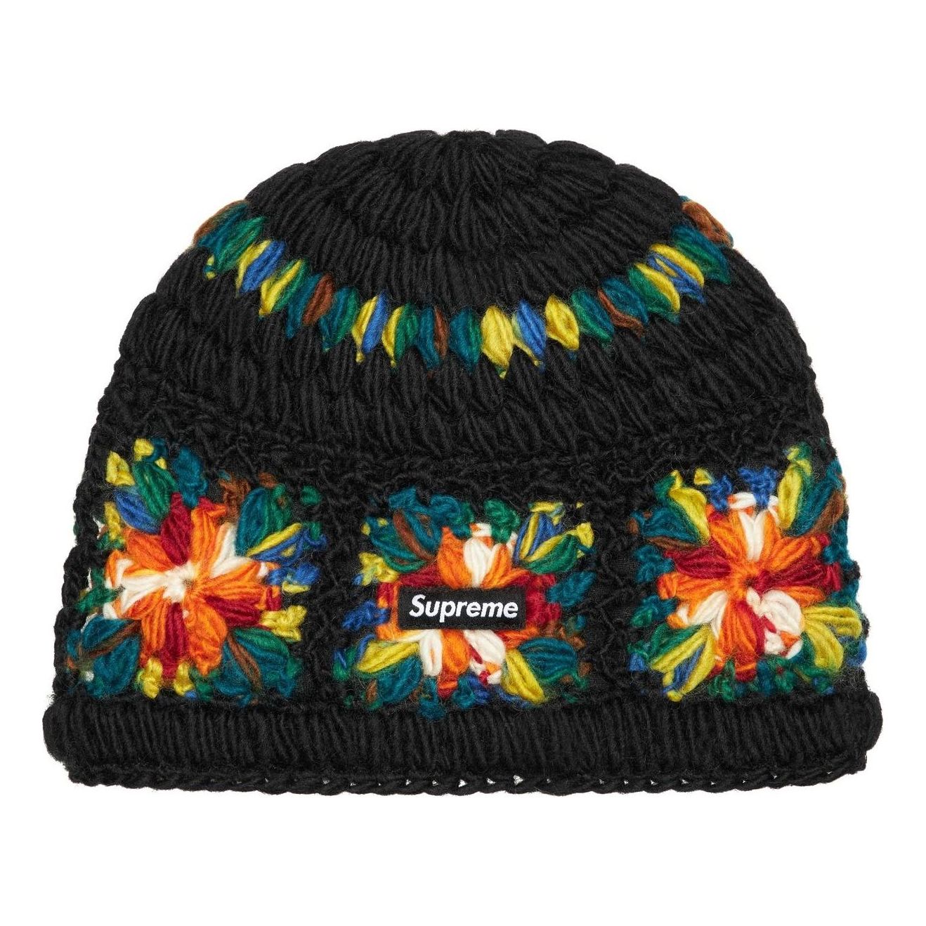 Вязаная шапка Supreme Crochet Beanie, черная
Вязаная шапка Supreme Crochet Beanie, черная