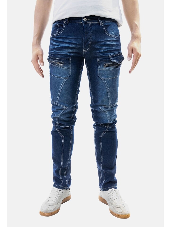 Джинсы Jaylvis Denim Style Jeans Hose mit Kontrastfalten und Zip, синий
Джинсы Jaylvis Denim Style Jeans Hose mit Kontrastfalten und Zip, синий