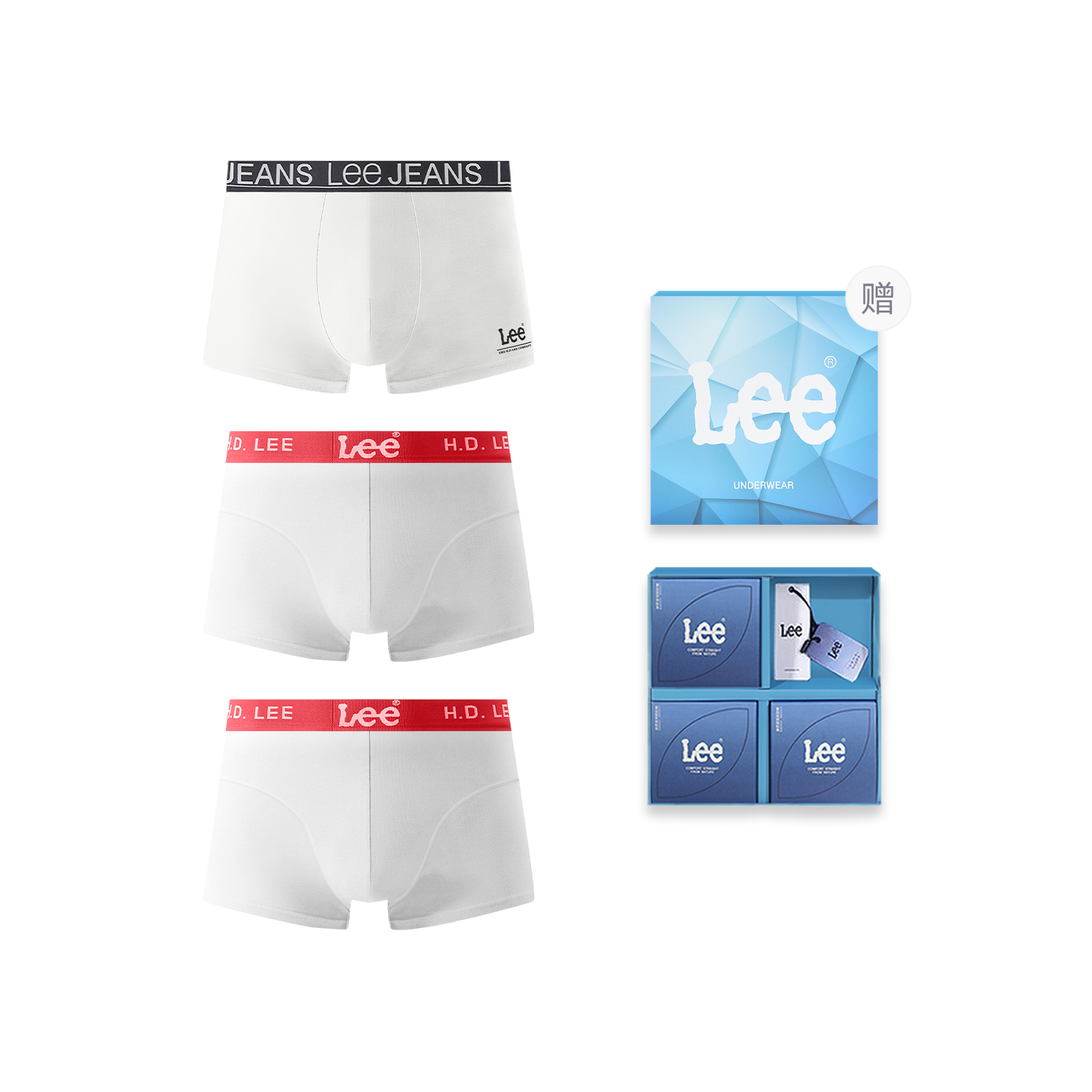 Edge Color 3.0 трусы подарочные наборы мужские 3 шт Lee, белый
Edge Color 3.0 трусы подарочные наборы мужские 3 шт Lee, белый