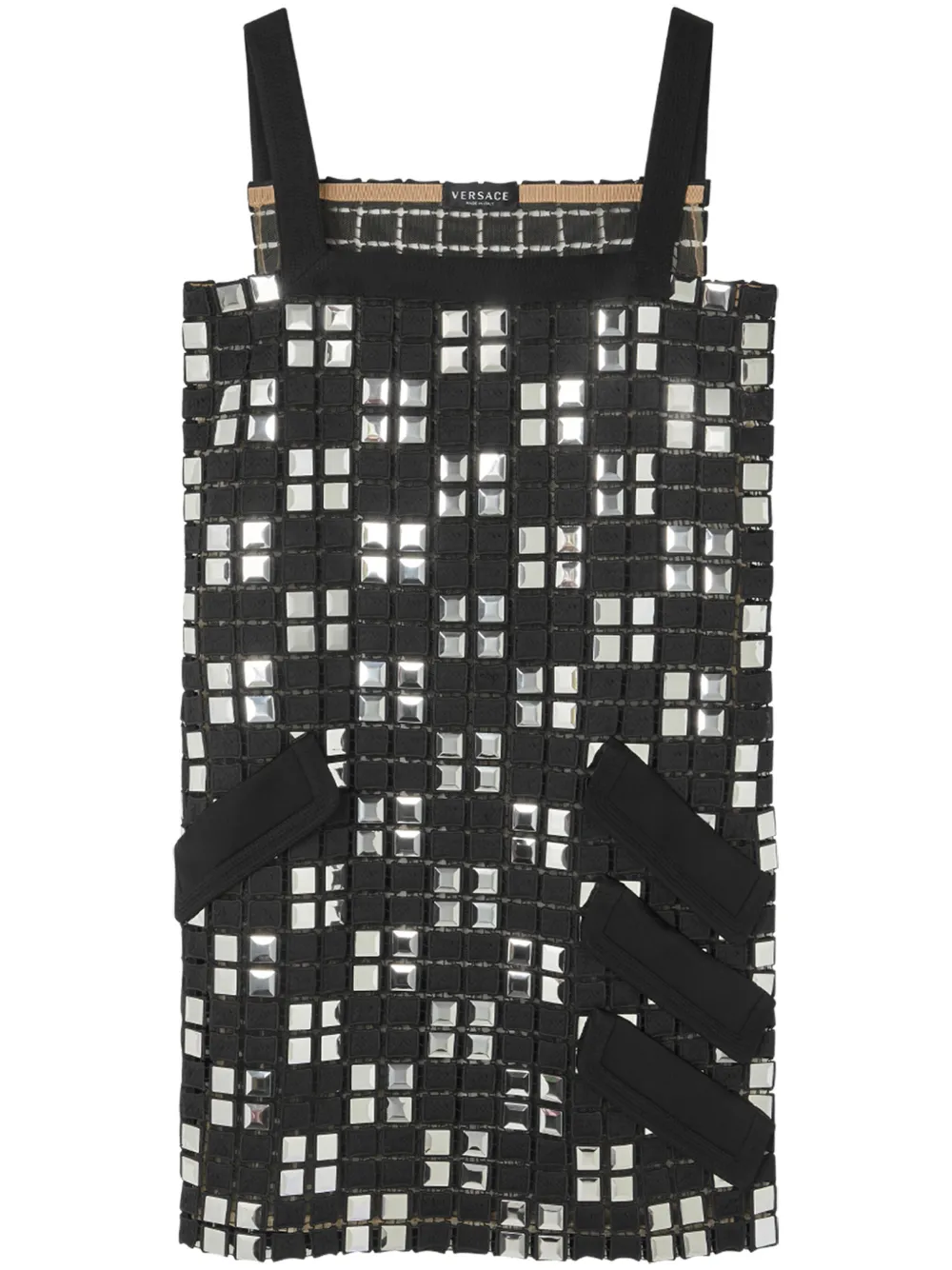Платье без рукавов со вставками VERSACE, черный
Платье без рукавов со вставками VERSACE, черный