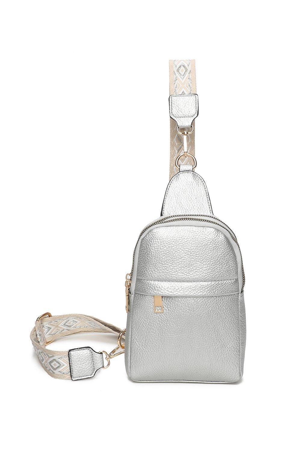 Сумка через плечо Rango из искусственной кожи с холщовым ремешком Fontanella Fashion, серебро, Серый, Сумка через плечо Rango из искусственной кожи с холщовым ремешком Fontanella Fashion, серебро
Сумка через плечо Rango из искусственной кожи с холщовым ремешком Fontanella Fashion, серебро, Серый, Сумка через плечо Rango из искусственной кожи с холщовым ремешком Fontanella Fashion, серебро