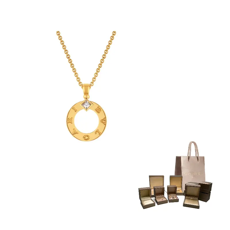 BVLGARI 18-каратное золото, бриллиантовое ожерелье женское золотое
BVLGARI 18-каратное золото, бриллиантовое ожерелье женское золотое