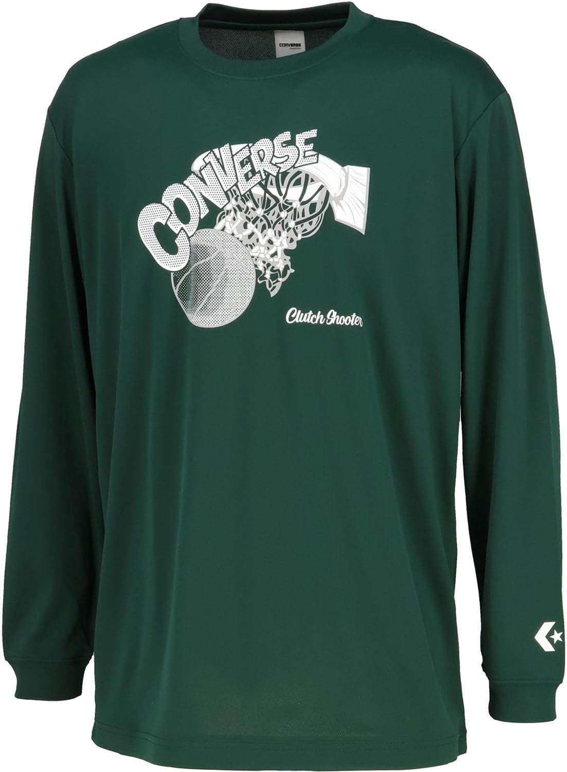 Футболка с длинными рукавами Converse CB252365L с принтом, влагоотводящая, быстросохнущая, зеленый
Футболка с длинными рукавами Converse CB252365L с принтом, влагоотводящая, быстросохнущая, зеленый