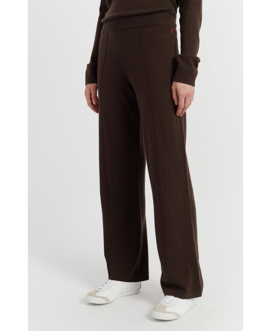 Женские спортивные брюки из шерсти и кашемира с широкими штанинами Chinti & Parker, Chocolate
Женские спортивные брюки из шерсти и кашемира с широкими штанинами Chinti & Parker, Chocolate