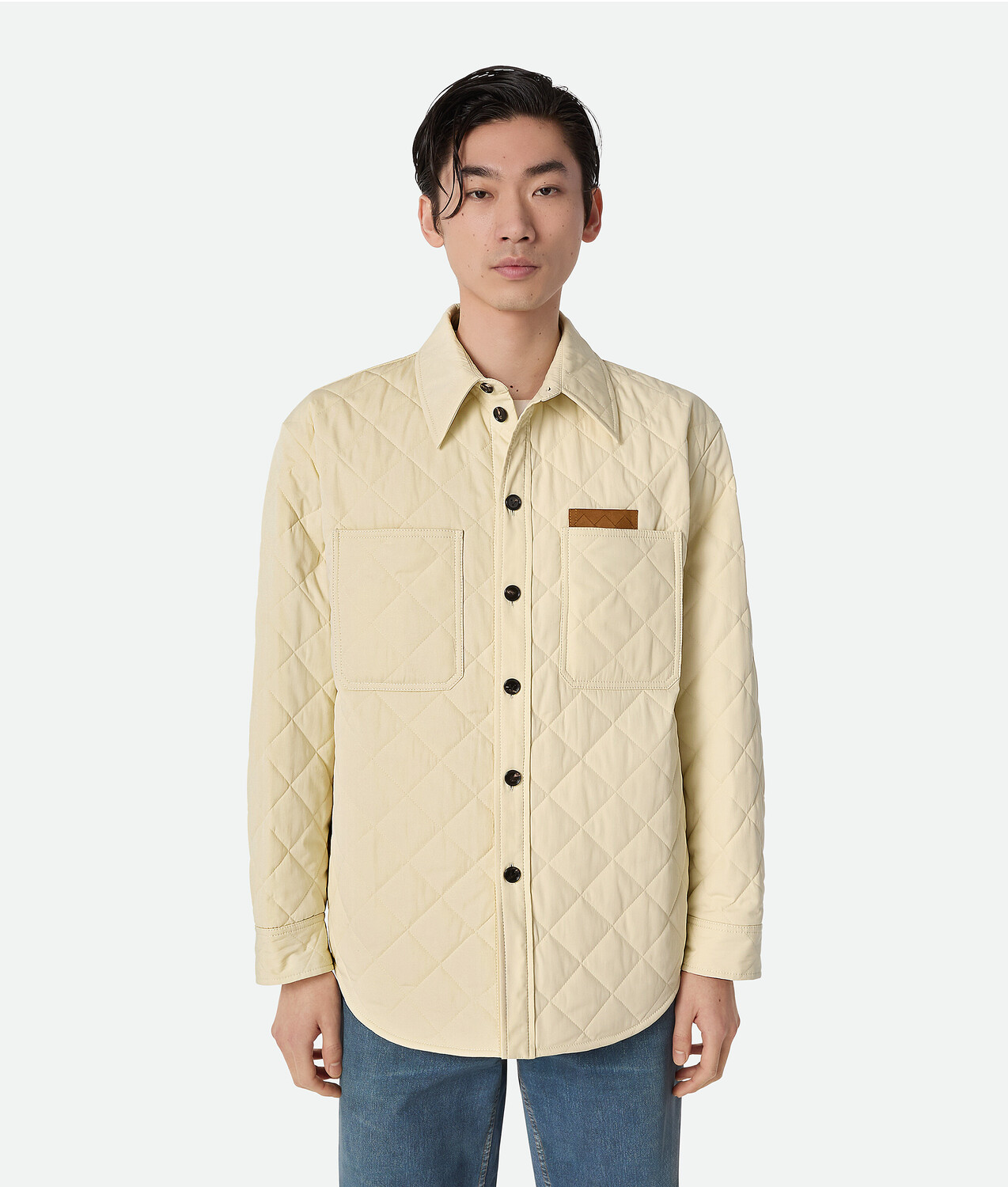Quilted cotton overshirt BOTTEGA VENETA, морская соль
Quilted cotton overshirt BOTTEGA VENETA, морская соль