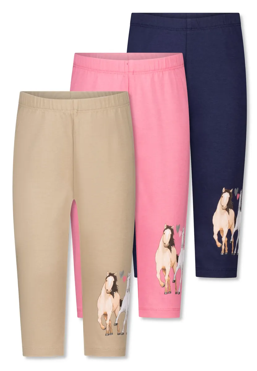 СОЛЬ И ПЕРЕЦ Капри "Лето", в упаковке 3 шт., с принтом лошади на штанине Salt And Pepper, цвет Mehrfarbig 
СОЛЬ И ПЕРЕЦ Капри "Лето", в упаковке 3 шт., с принтом лошади на штанине Salt And Pepper, цвет Mehrfarbig