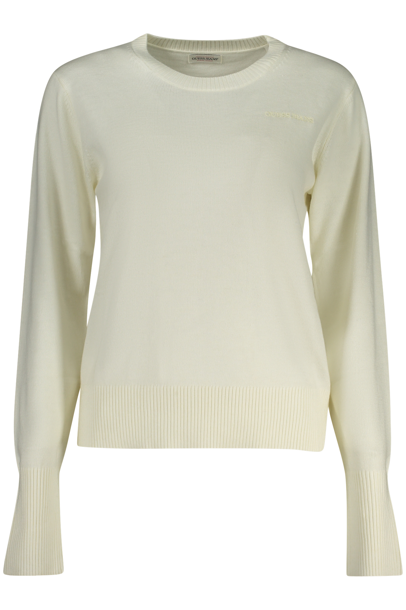 Женский джемпер Guess Jeans с круглым вырезом и логотипом, белый
Женский джемпер Guess Jeans с круглым вырезом и логотипом, белый