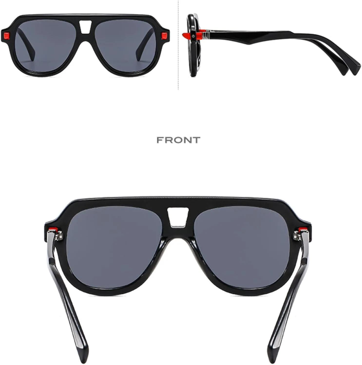 Модные зеленые солнцезащитные очки для женщин и мужчин, винтажные солнцезащитные очки с двойной перемычкой, защита от УФ-излучения UV400 SZVVBKK, Beige Pink
Модные зеленые солнцезащитные очки для женщин и мужчин, винтажные солнцезащитные очки с двойной перемычкой, защита от УФ-излучения UV400 SZVVBKK, Beige Pink