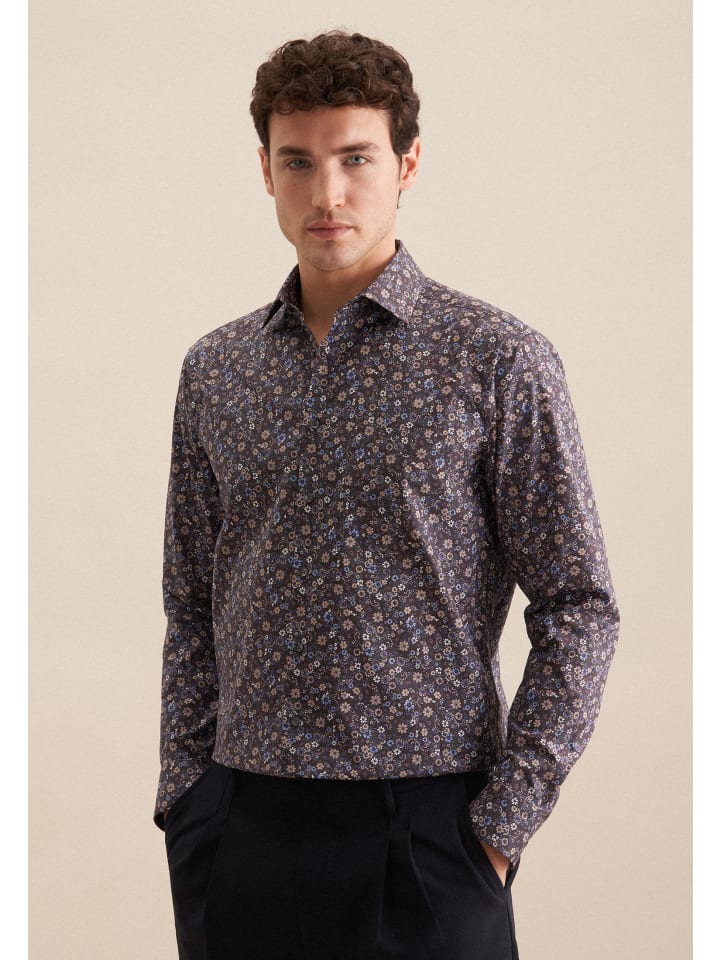 Рубашка Seidensticker, коричневый
Рубашка Seidensticker, коричневый