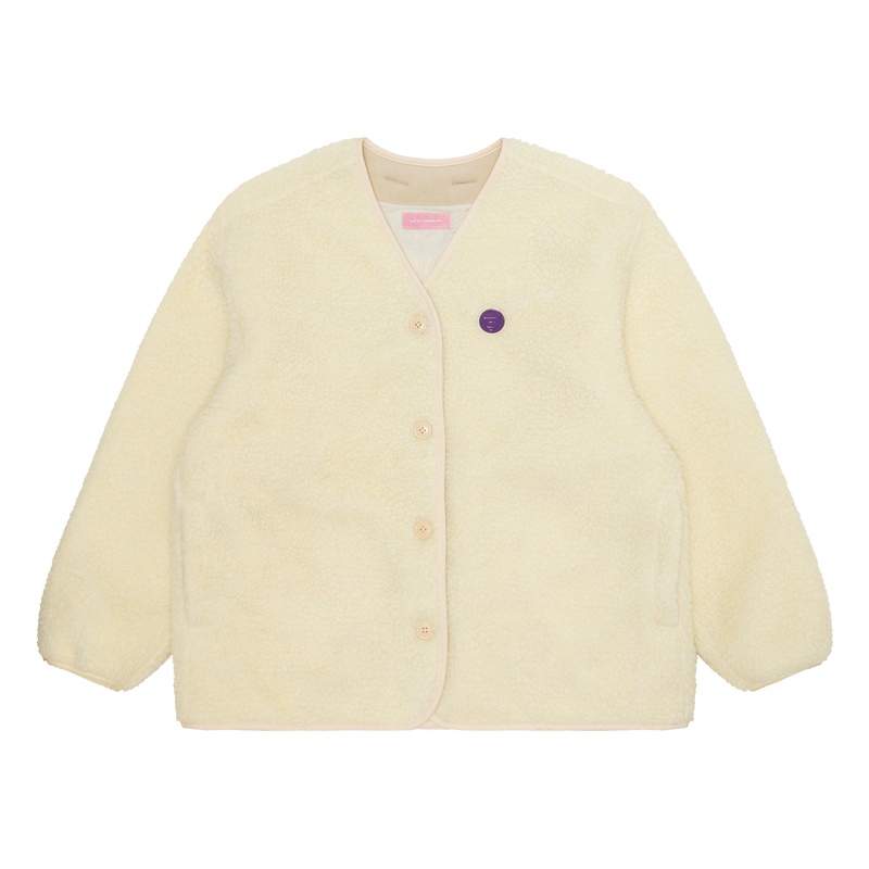 Aape Приталенная куртка из шерпы, Ecru IVX 
Aape Приталенная куртка из шерпы, Ecru IVX