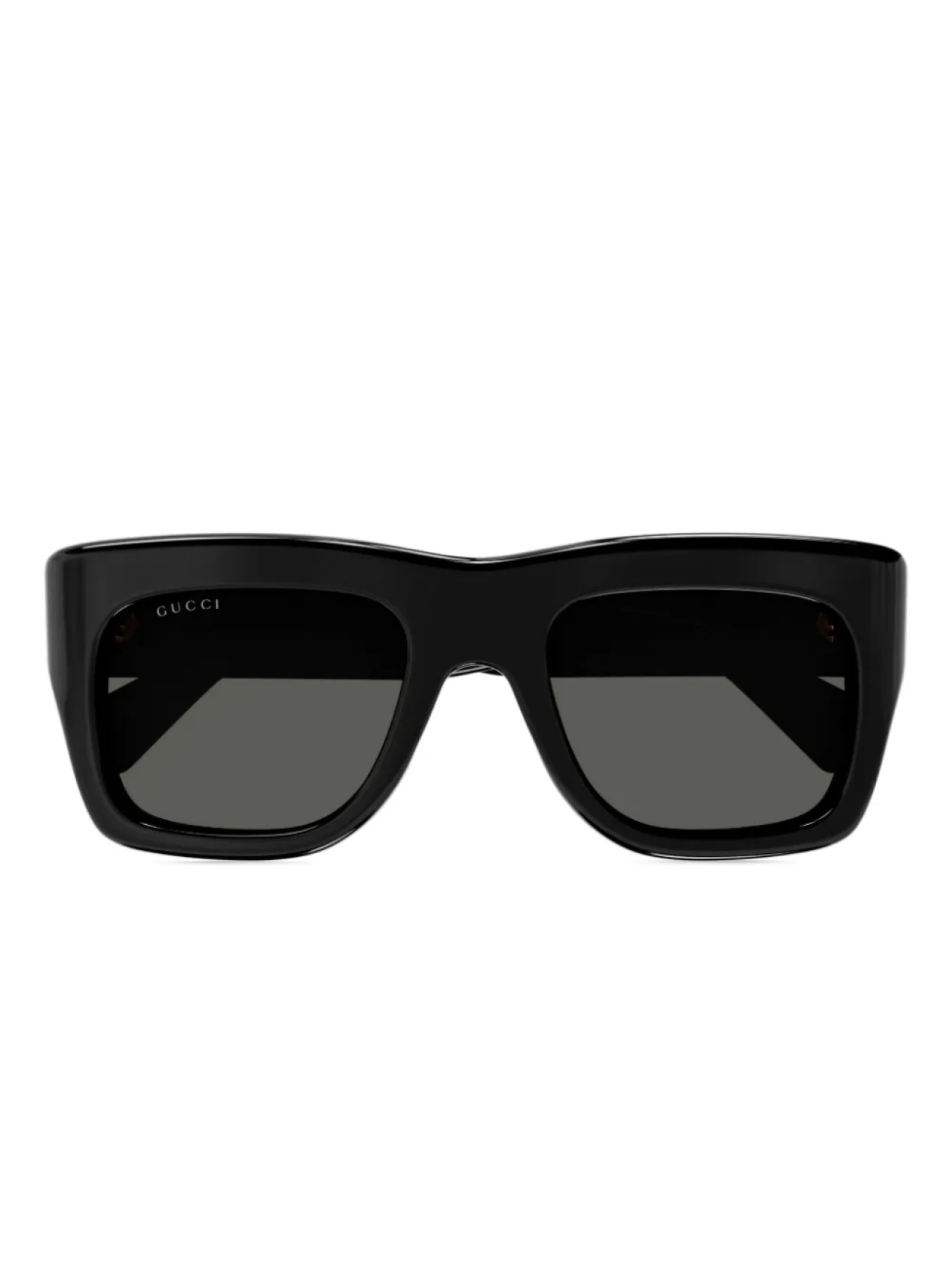 Gucci Eyewear солнцезащитные очки в квадратной оправе, черный 
Gucci Eyewear солнцезащитные очки в квадратной оправе, черный