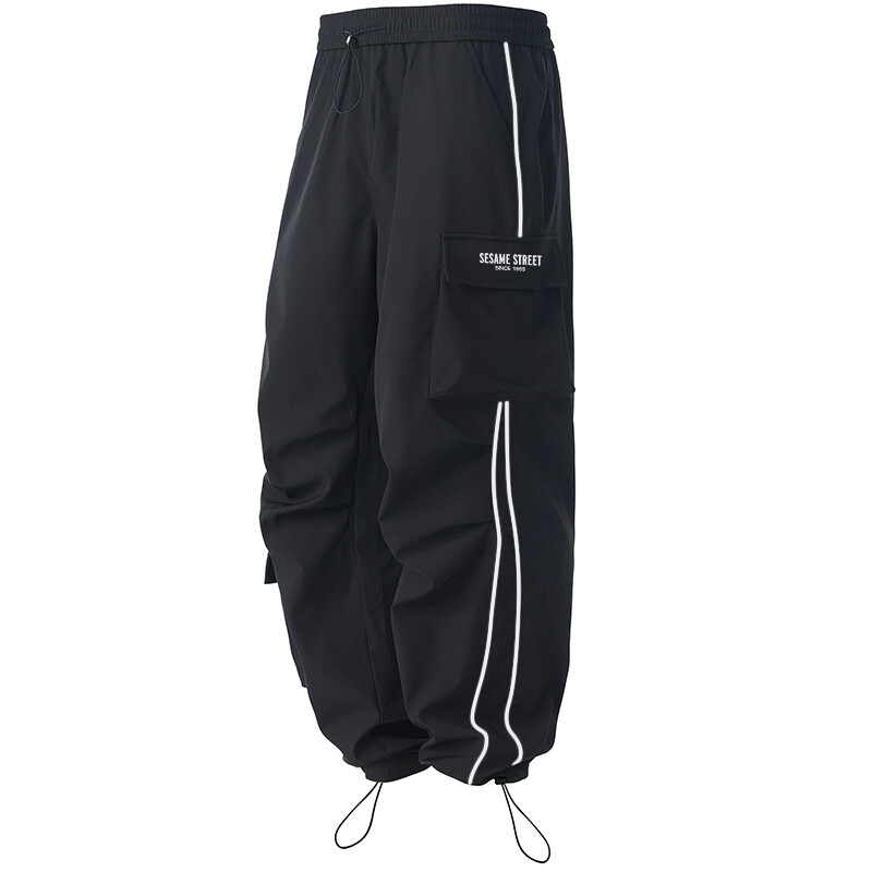 SESAME STREET Повседневные брюки унисекс «УЛИЦА СЕЗАМ», Черный 
SESAME STREET Повседневные брюки унисекс «УЛИЦА СЕЗАМ», Черный