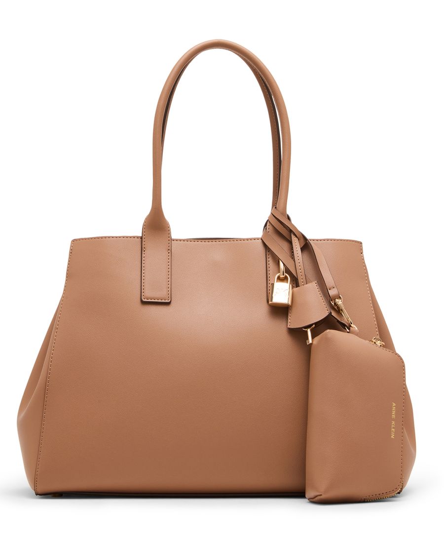 Сумка-тоут с замком и чехлом Anne Klein, Brown
Сумка-тоут с замком и чехлом Anne Klein, Brown