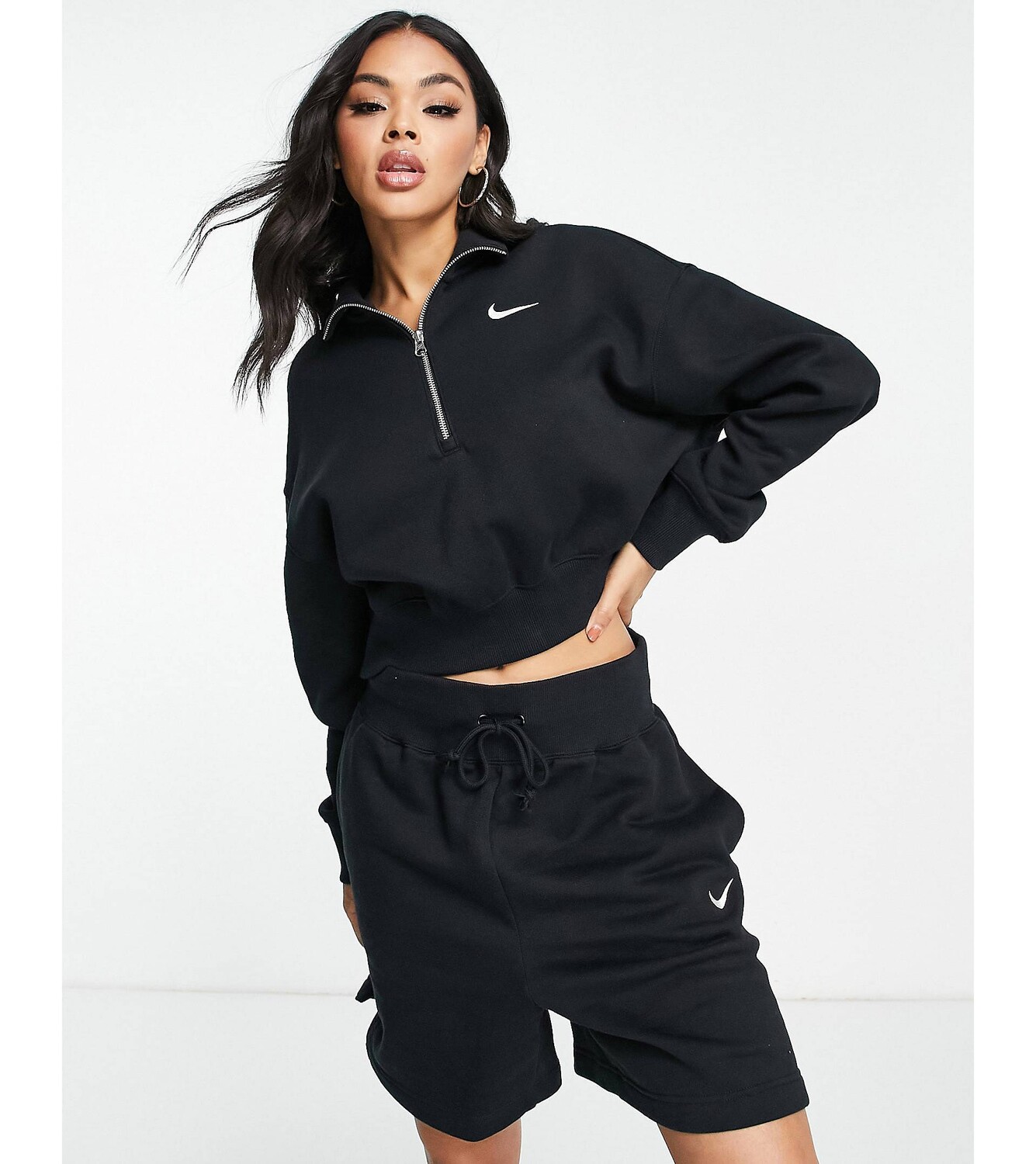 Черная толстовка с парусом и молнией на четверть с логотипом Nike, Черный, Черная толстовка с парусом и молнией на четверть с логотипом Nike
Черная толстовка с парусом и молнией на четверть с логотипом Nike, Черный, Черная толстовка с парусом и молнией на четверть с логотипом Nike