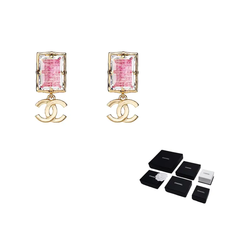 CHANEL Металлические серьги Women's Gold/Pink
CHANEL Металлические серьги Women's Gold/Pink