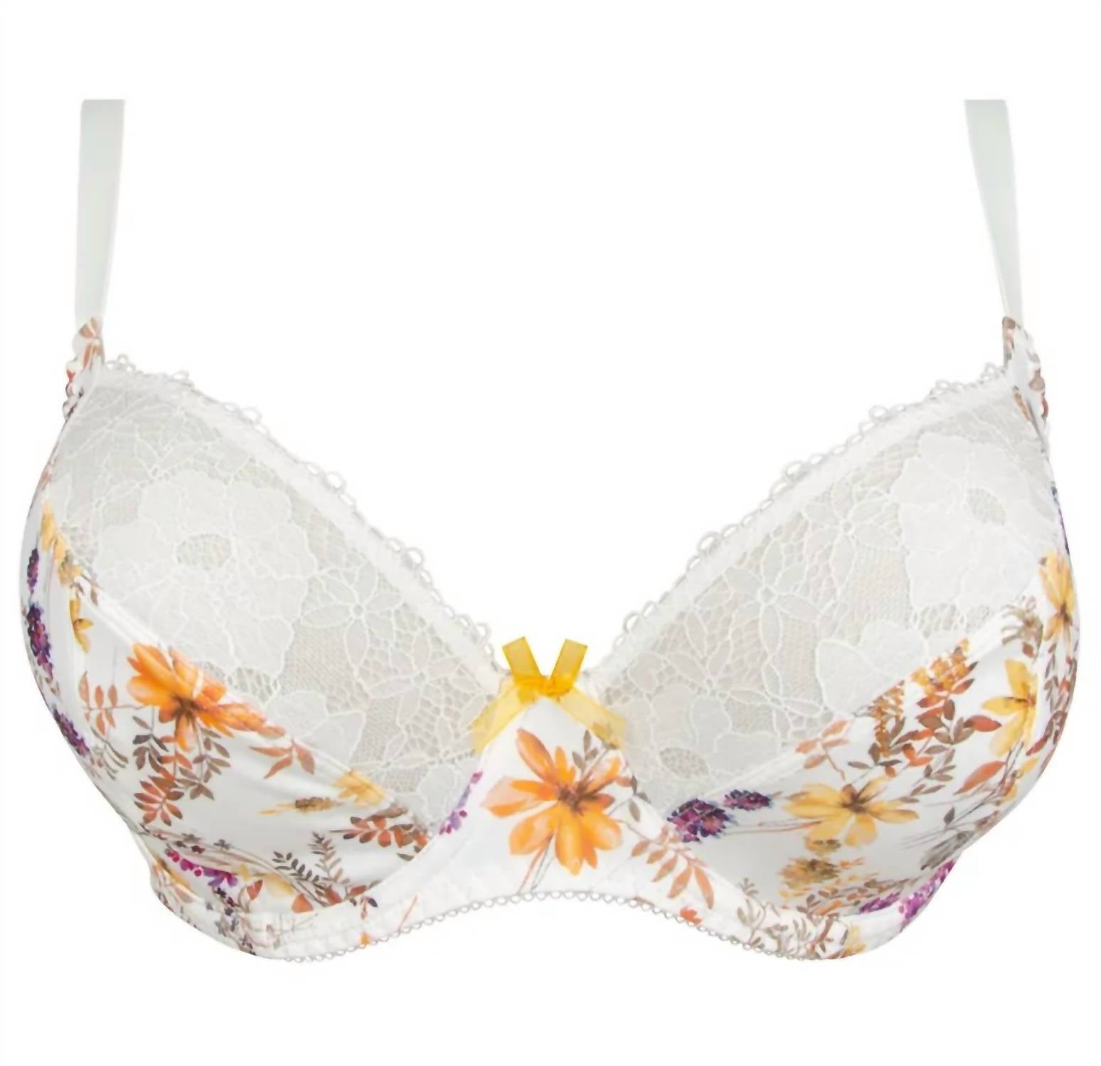 Женский бюстгальтер Jardin Delice с чашкой 3/4 в желтом/фиолетовом цвете Antigel Boudoir de Filles
Женский бюстгальтер Jardin Delice с чашкой 3/4 в желтом/фиолетовом цвете Antigel Boudoir de Filles