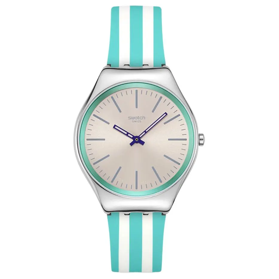 SWATCH Коллекция essentials часы unisex с кварцевым механизмом 38*45,6 мм серебристый циферблат корпус из нержавеющей стали силиконовый ремешок
SWATCH Коллекция essentials часы unisex с кварцевым механизмом 38*45,6 мм серебристый циферблат корпус из нержавеющей стали силиконовый ремешок