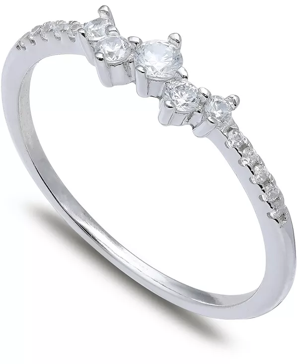 Кольцо с кубическим цирконием из стерлингового серебра, созданное для Macy's Giani Bernini, silver
Кольцо с кубическим цирконием из стерлингового серебра, созданное для Macy's Giani Bernini, silver