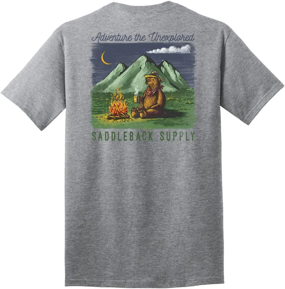 Футболка мужская Saddleback Supply Camping Bear Logo Heavyweight Cotton
Футболка мужская Saddleback Supply Camping Bear Logo Heavyweight Cotton