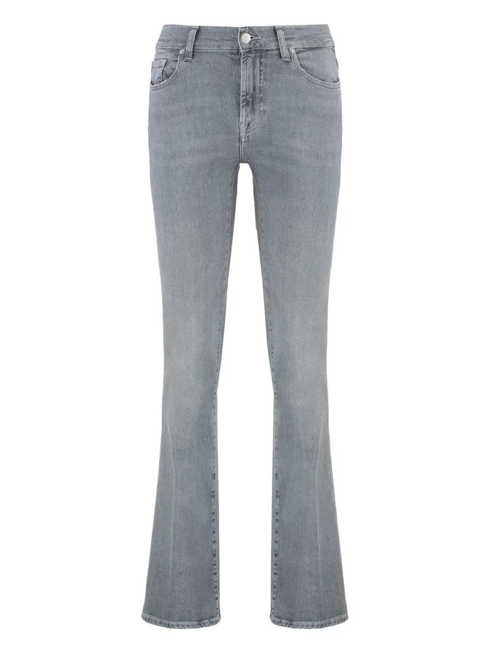Джинсы bootcut с логотипом 7 For All Mankind, серый 
Джинсы bootcut с логотипом 7 For All Mankind, серый