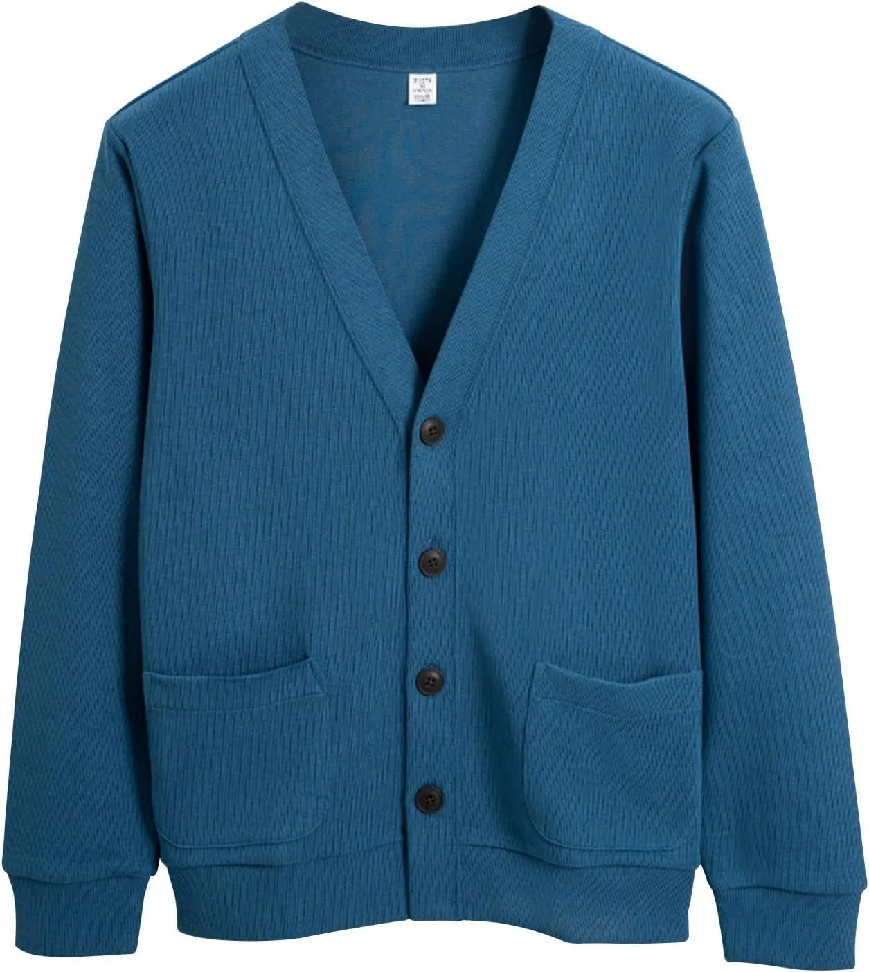 Мужской кардиган из мягкого хлопка с длинными рукавами и V-образным вырезом Henlvie
Мужской кардиган из мягкого хлопка с длинными рукавами и V-образным вырезом Henlvie