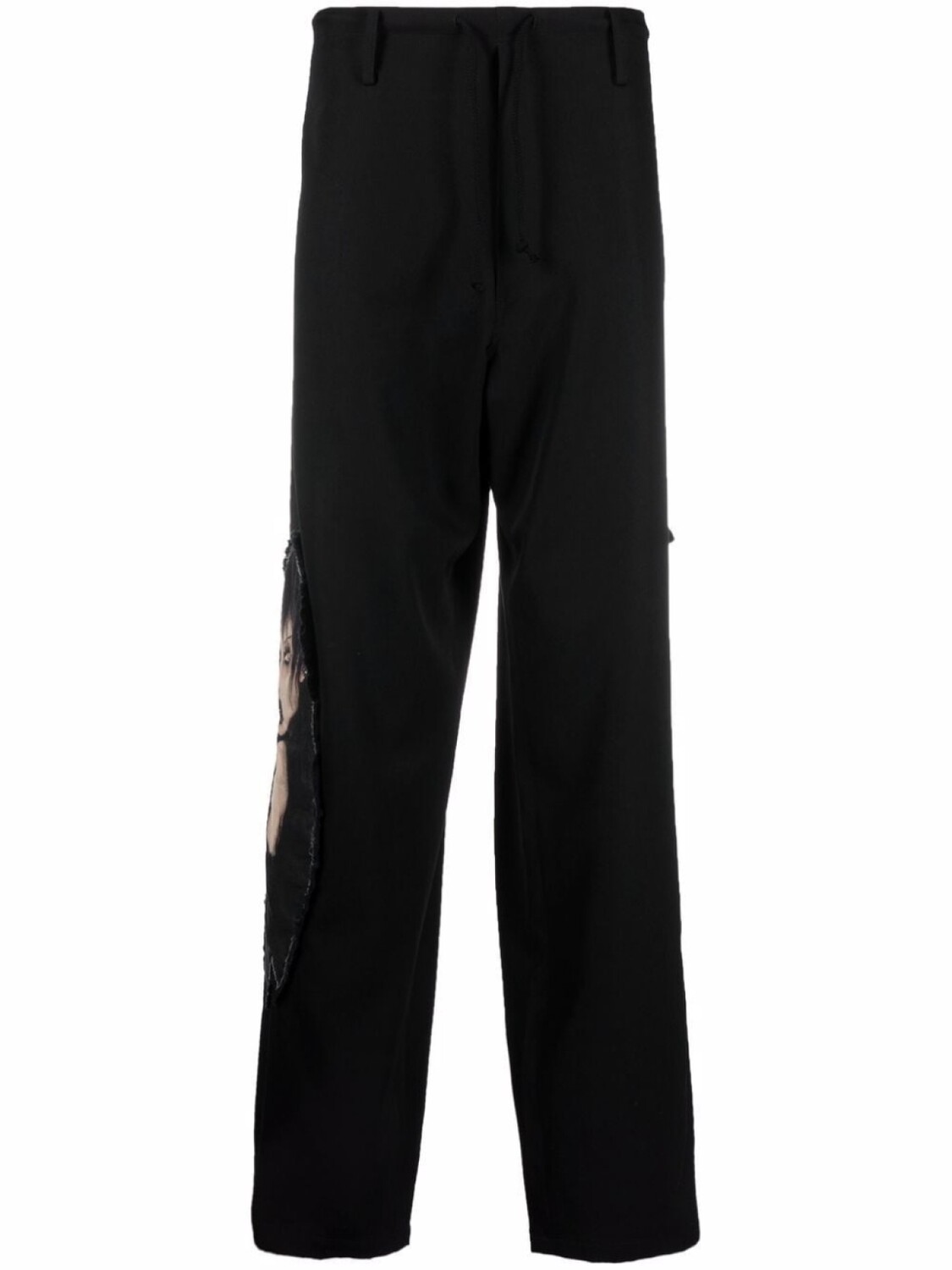 Yohji Yamamoto прямые брюки с кулиской, черный
Yohji Yamamoto прямые брюки с кулиской, черный