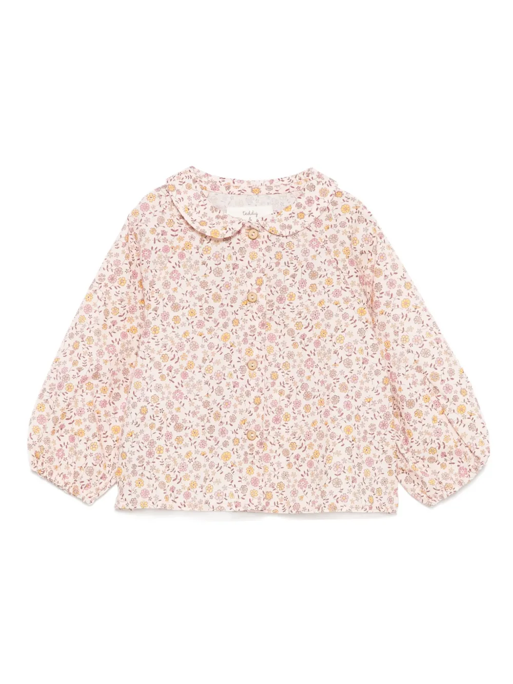 Блузка с цветочным принтом TEDDY & MINOU, розовый 
Блузка с цветочным принтом TEDDY & MINOU, розовый