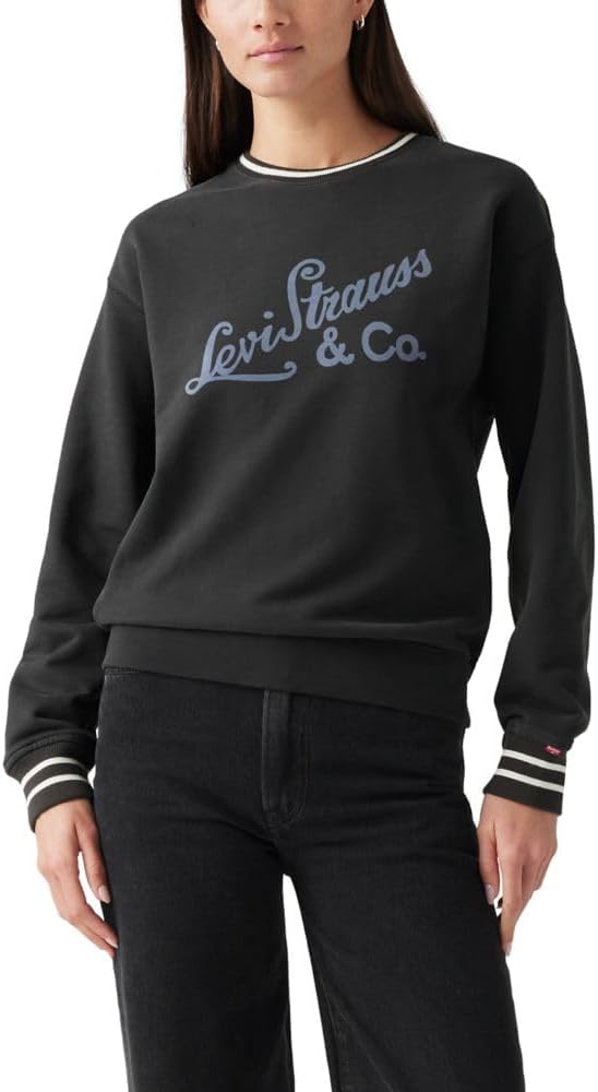 Женская спортивная толстовка Levi's Graphic Heritage, Archival Script Crew Pirate Black
Женская спортивная толстовка Levi's Graphic Heritage, Archival Script Crew Pirate Black