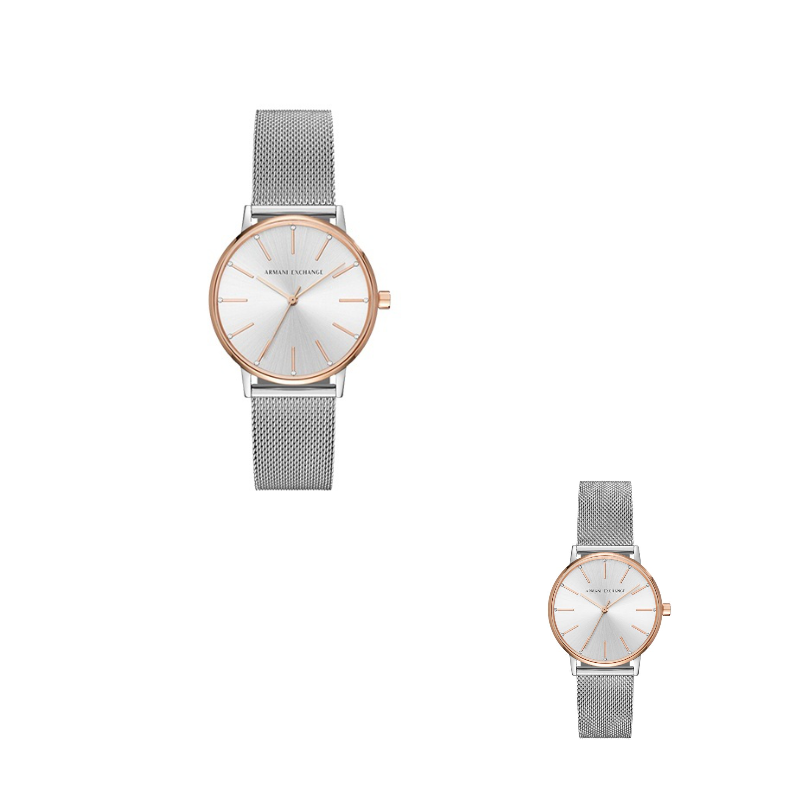 ARMANI EXCHANGE Наручные часы AE с кварцевым механизмом, стальной браслет, серебристый циферблат, женские
ARMANI EXCHANGE Наручные часы AE с кварцевым механизмом, стальной браслет, серебристый циферблат, женские