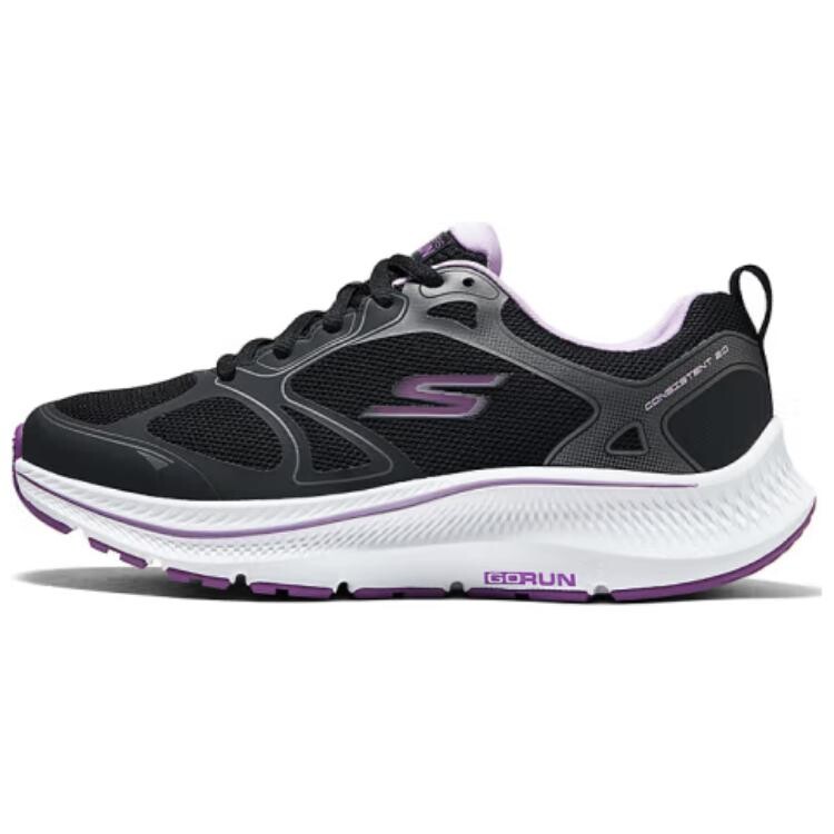 Кроссовки женские с низким верхом, черные/фиолетовые Skechers
Кроссовки женские с низким верхом, черные/фиолетовые Skechers