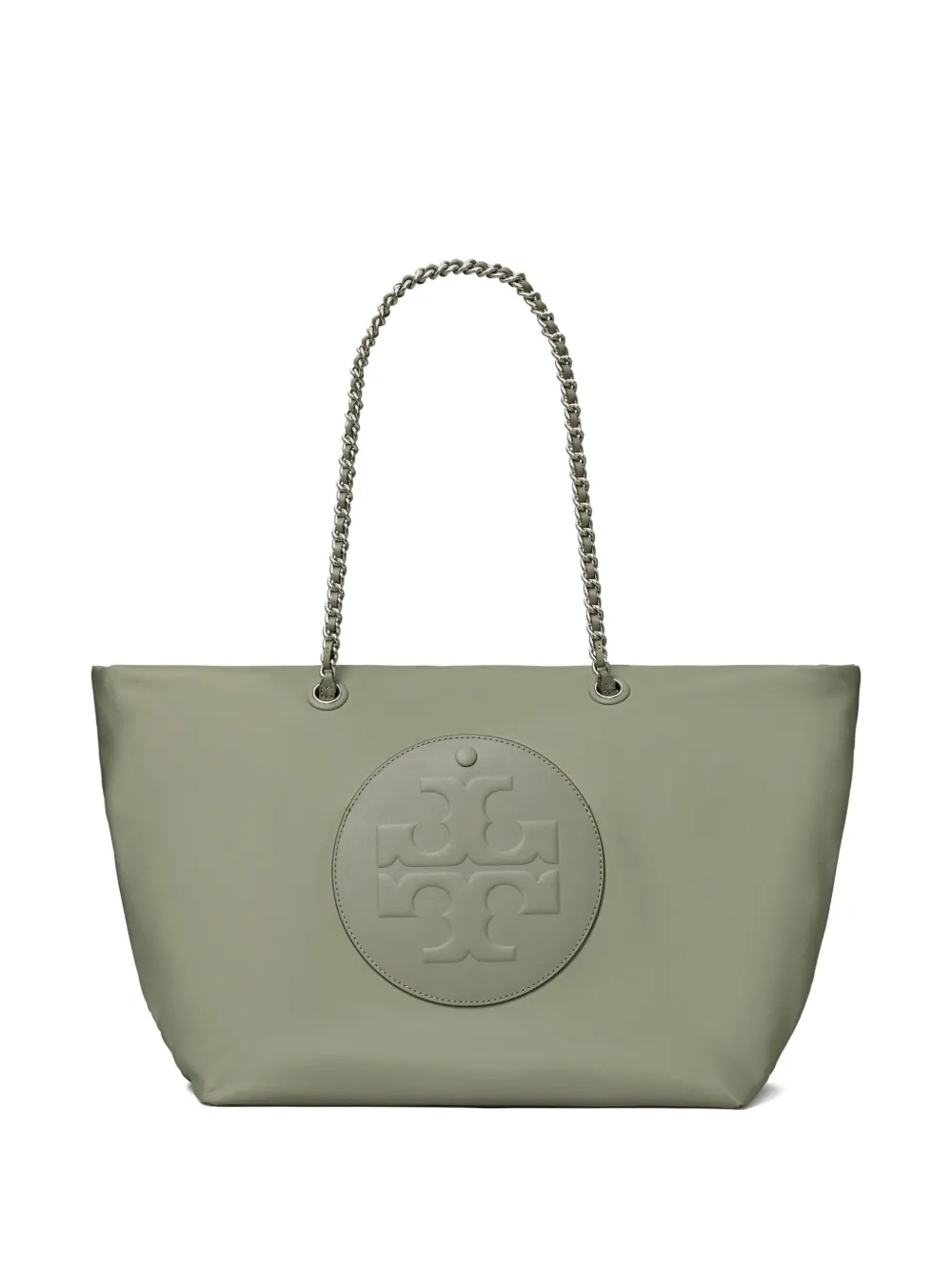 Сумка-тоут с цепочным ремешком и логотипом Tory Burch, нейтральный
Сумка-тоут с цепочным ремешком и логотипом Tory Burch, нейтральный