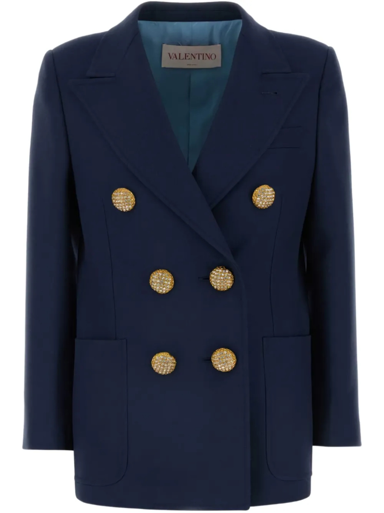 Блейзер Valentino Garavani, украшенный кристаллами, синий
Блейзер Valentino Garavani, украшенный кристаллами, синий