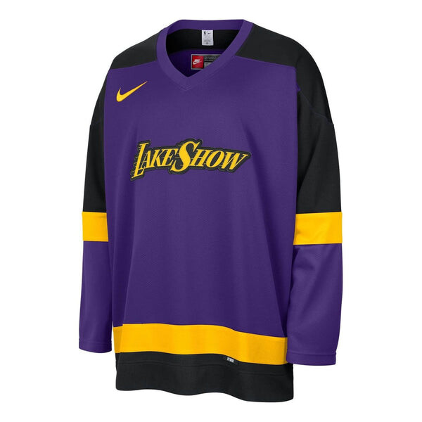 Спортивная футболка los angeles lakers city edition nba hockey jersey asia sizing 'field purple black amarillo' Air Jordan, мультиколор 
Спортивная футболка los angeles lakers city edition nba hockey jersey asia sizing 'field purple black amarillo' Air Jordan, мультиколор