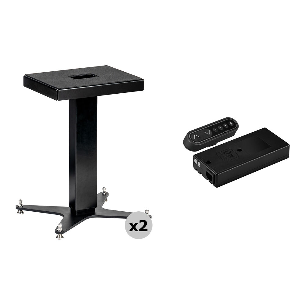 Space Lab Systems LIFT Speaker Stands with Power Supply and
Space Lab Systems LIFT Speaker Stands with Power Supply and
