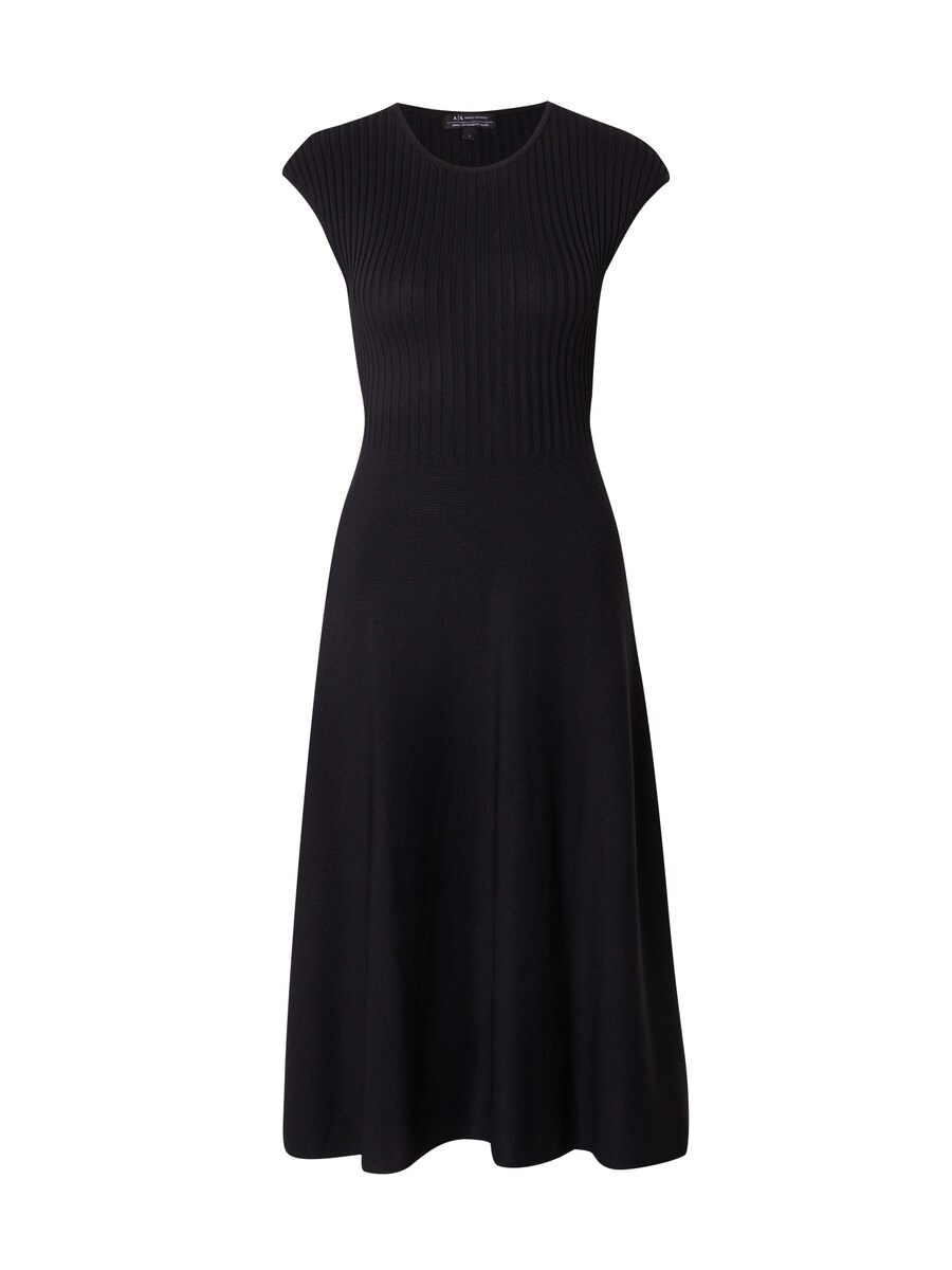 Вязаное платье ARMANI EXCHANGE Knitted dress Aline, черный
Вязаное платье ARMANI EXCHANGE Knitted dress Aline, черный