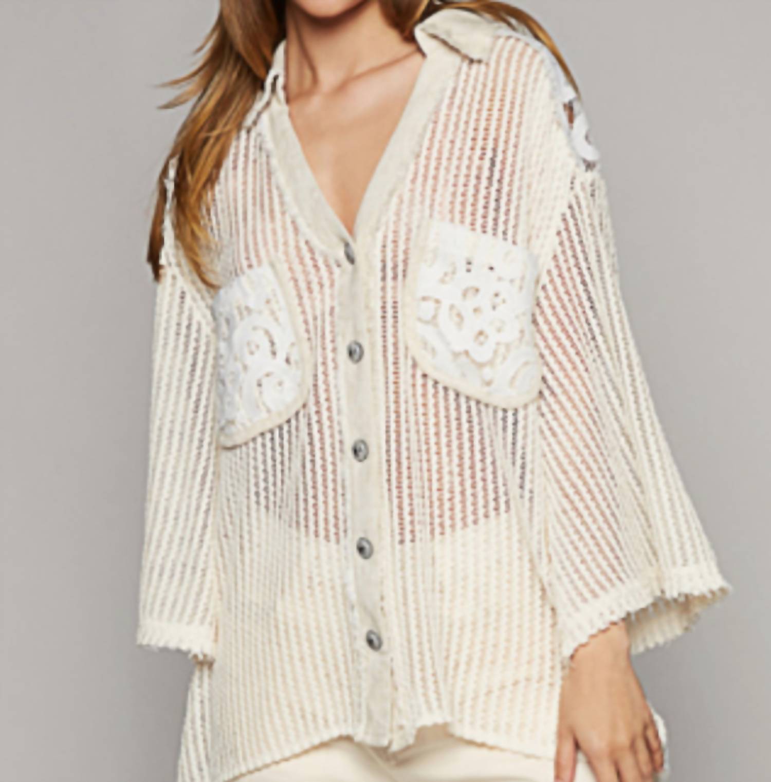 Блузка женская POL, кремовый
Блузка женская POL, кремовый