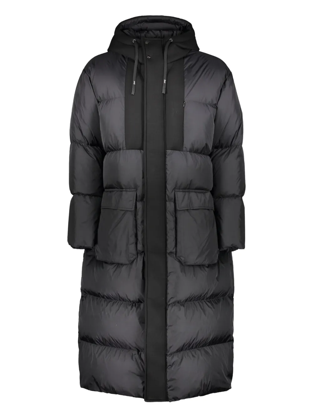 Стеганое пальто с капюшоном Herno, черный
Стеганое пальто с капюшоном Herno, черный