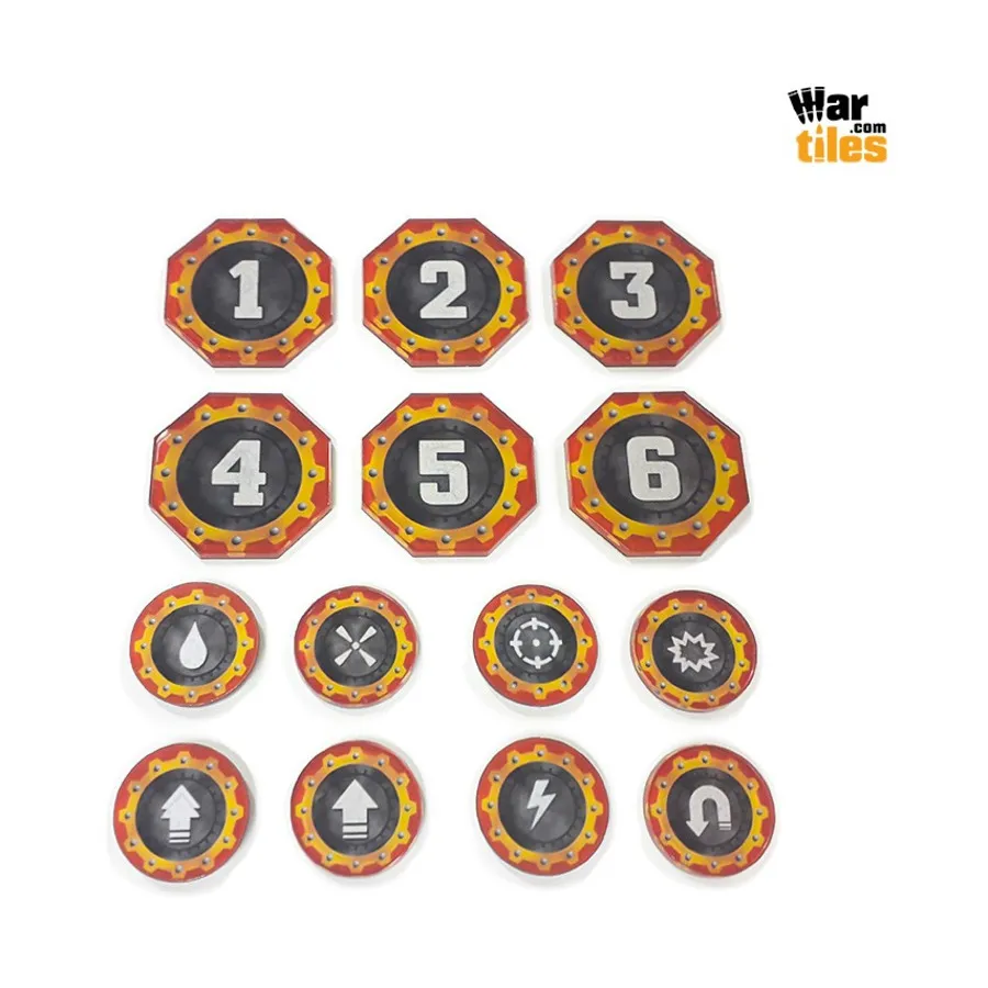 Набор жетонов Kill Team — Механика, War Tiles - Markers, Rulers, & Tokens
Набор жетонов Kill Team — Механика, War Tiles - Markers, Rulers, & Tokens