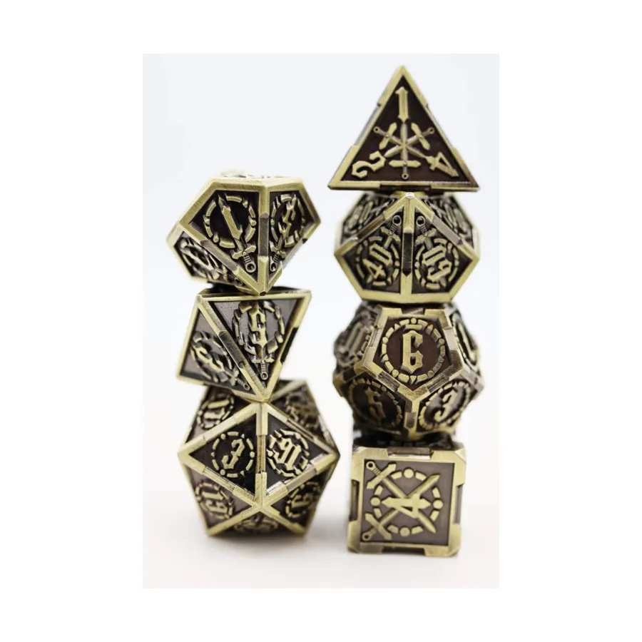 Набор полиэфирных мечей — потертый временем (7), Dice Sets - Metal (Foam Brain Games)
Набор полиэфирных мечей — потертый временем (7), Dice Sets - Metal (Foam Brain Games)