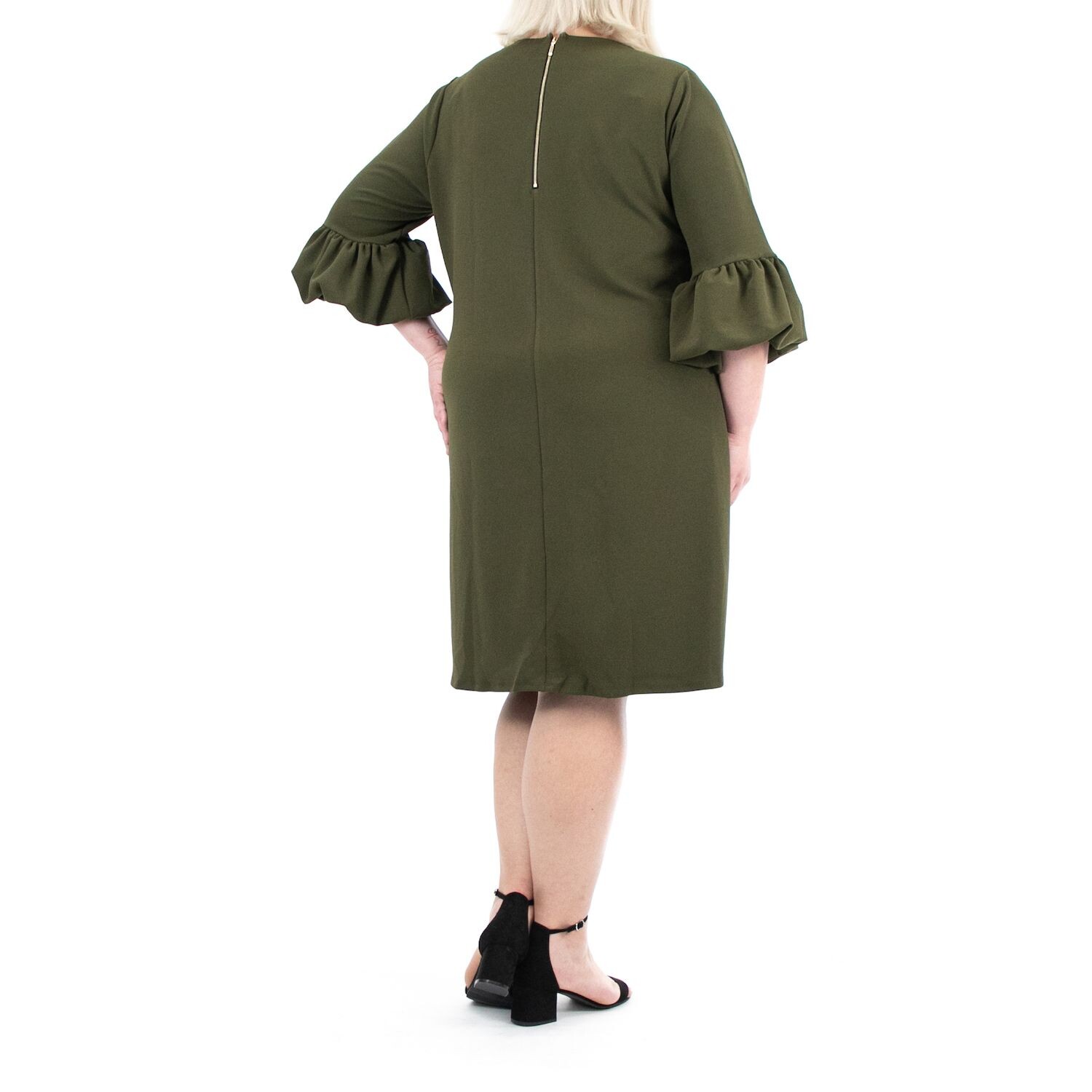 Свободное креповое платье больших размеров Nina Leonard с объемными рукавами Nina Leonard
Свободное креповое платье больших размеров Nina Leonard с объемными рукавами Nina Leonard