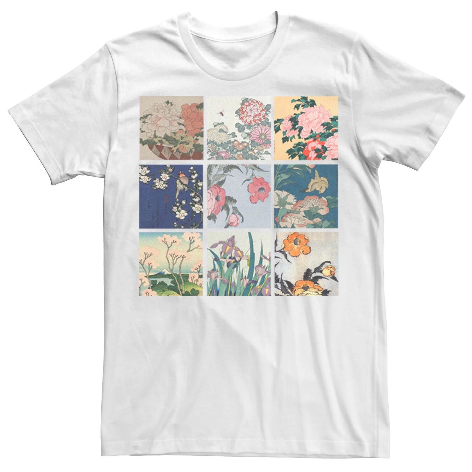 Мужская футболка Katsushika Hokusai с цветочным принтом, белая Licensed Character, белый
Мужская футболка Katsushika Hokusai с цветочным принтом, белая Licensed Character, белый