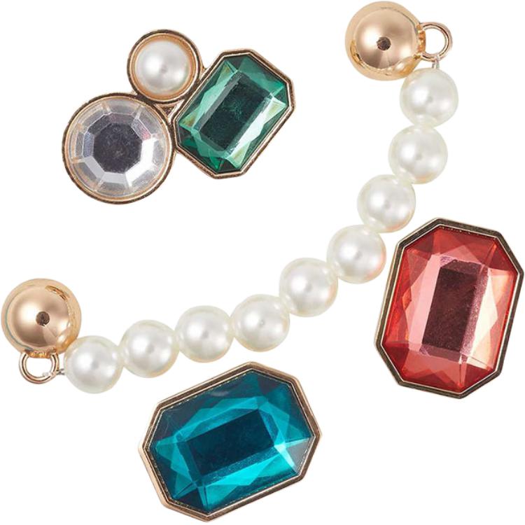 Пряжка для обуви из ПВХ унисекс темный цвет набор из пяти камней Crocs, темно-серо-бежевый
Пряжка для обуви из ПВХ унисекс темный цвет набор из пяти камней Crocs, темно-серо-бежевый