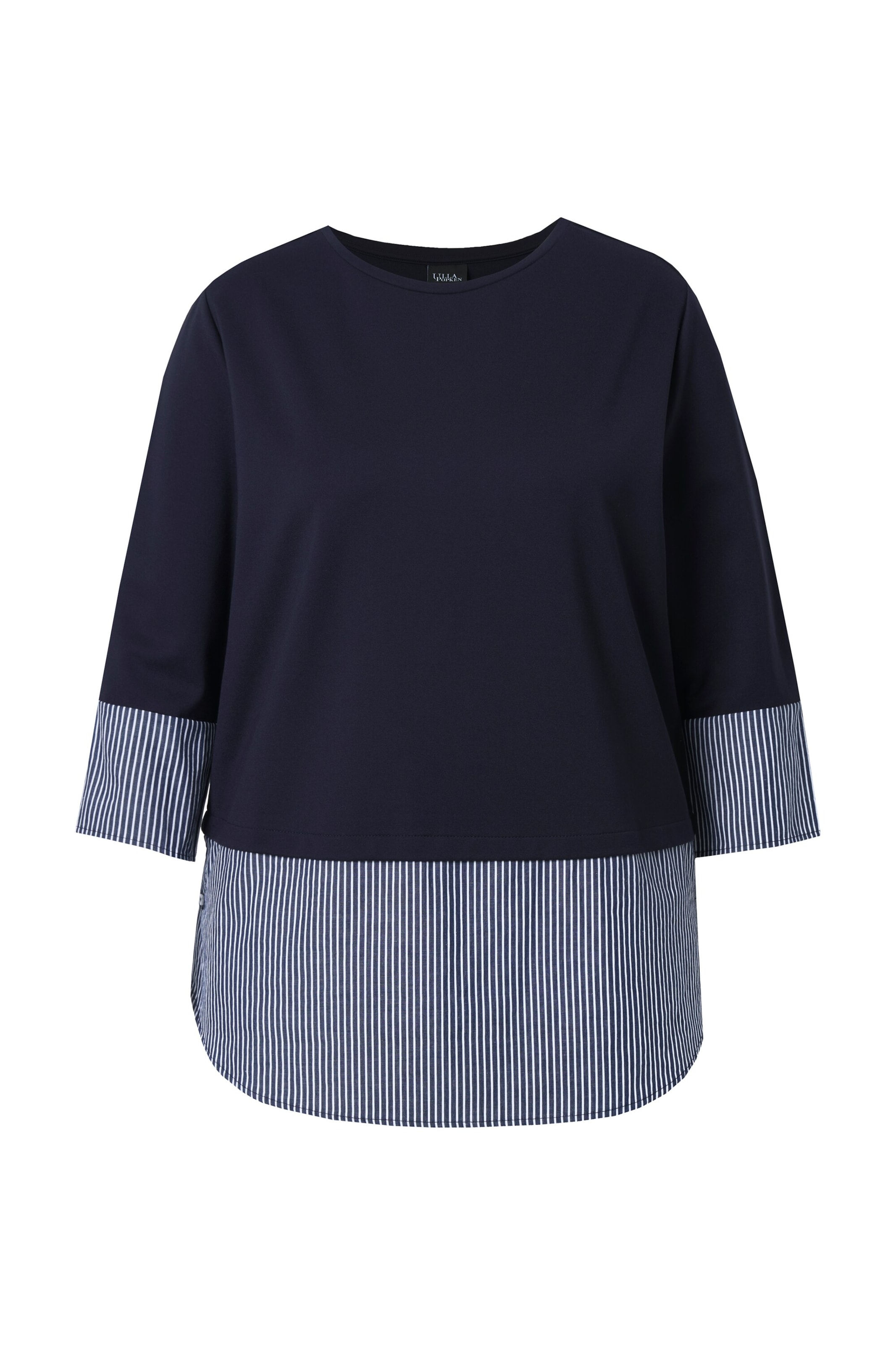 Ulla Popken Свитшот в синем, морской синий
Ulla Popken Свитшот в синем, морской синий