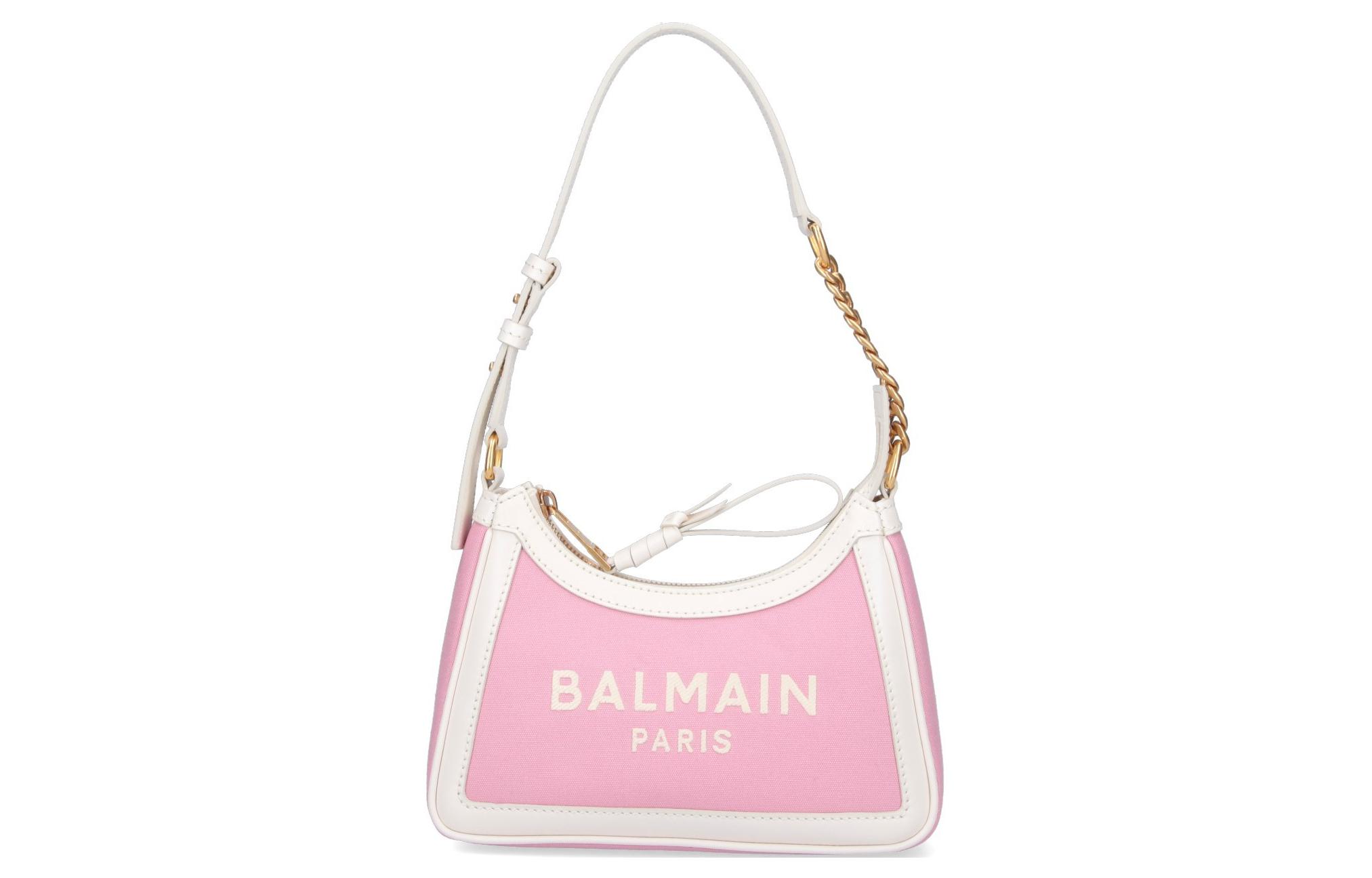 BALMAIN Армейская хлопковая сумка через плечо женская розовая
BALMAIN Армейская хлопковая сумка через плечо женская розовая
