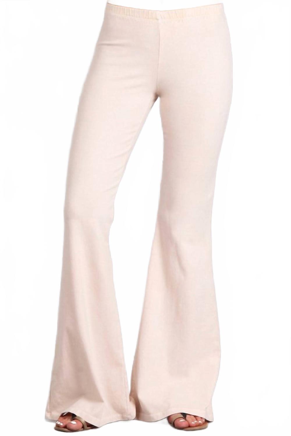 Мягкие брюки-клеш с минеральной стиркой телесного цвета Chatoyant, Nude
Мягкие брюки-клеш с минеральной стиркой телесного цвета Chatoyant, Nude