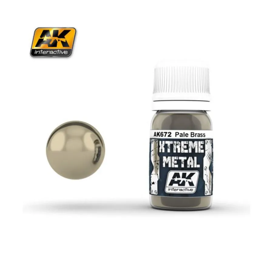 Бледная латунь (30 мл), Paint - Xtreme Metal (AK-Interactive)
Бледная латунь (30 мл), Paint - Xtreme Metal (AK-Interactive)