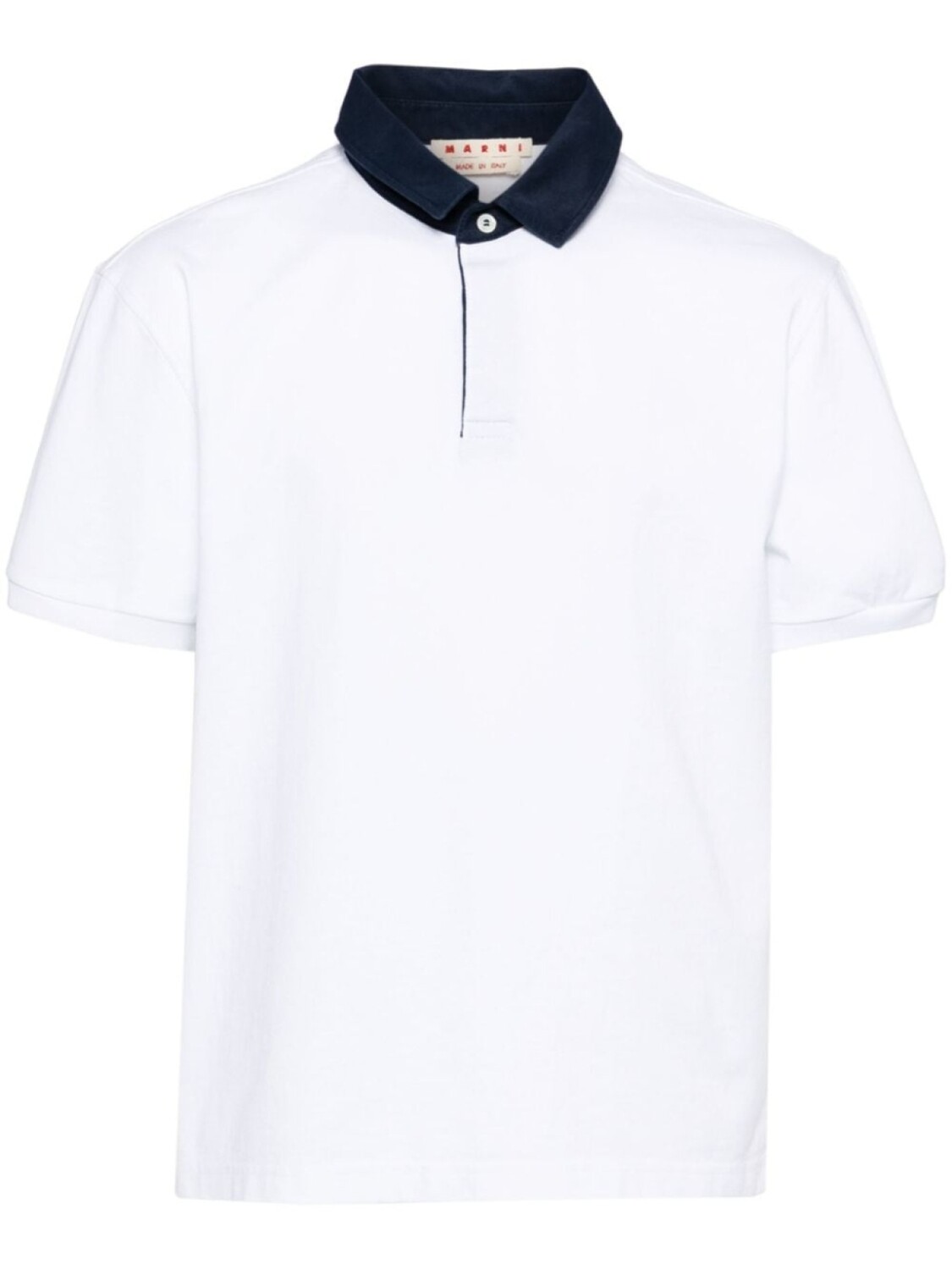 Marni рубашка поло с короткими рукавами, белый 
Marni рубашка поло с короткими рукавами, белый