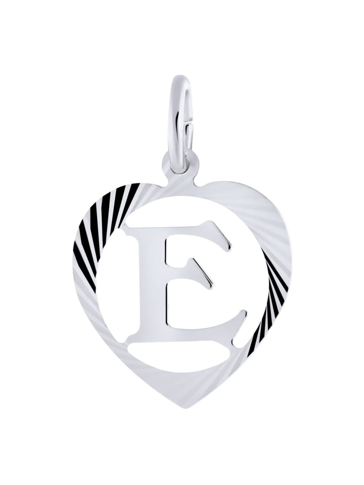 Lucardi Подвеска из серебра 925 пробы в форме сердца с буквой Е
Lucardi Подвеска из серебра 925 пробы в форме сердца с буквой Е