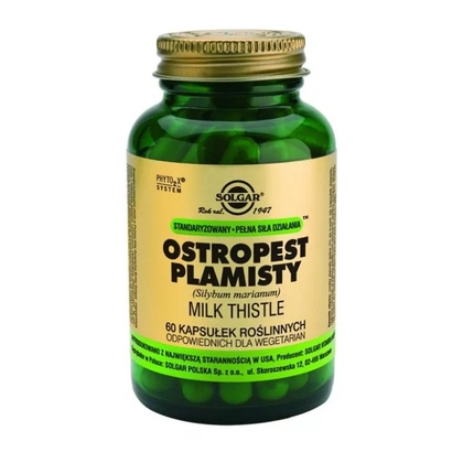 Расторопша пятнистая - 60 капсул Solgar
Расторопша пятнистая - 60 капсул Solgar