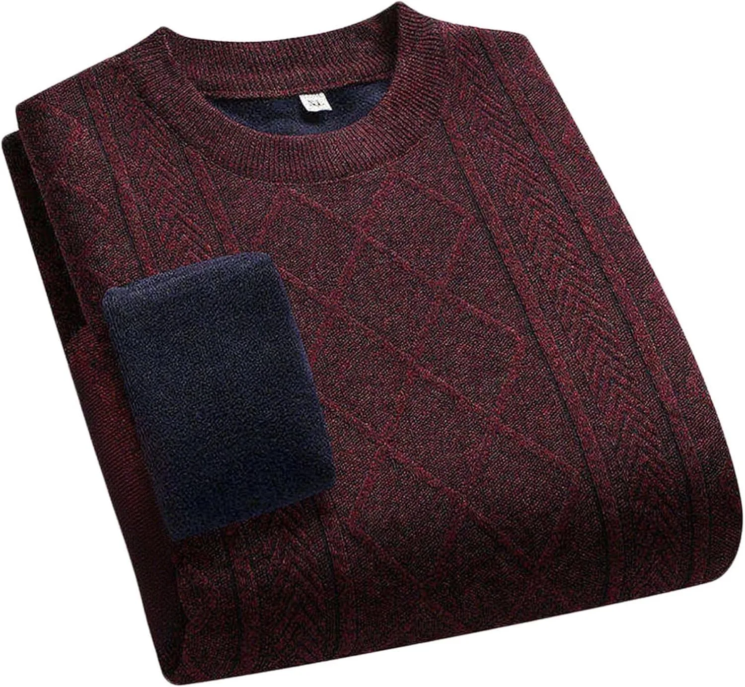 Мужской теплый свитер с подкладкой из шерпы, кабельной вязкой, для осени и зимы QUNPIU
Мужской теплый свитер с подкладкой из шерпы, кабельной вязкой, для осени и зимы QUNPIU